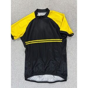 Primal 3/4 Zip‎ Short Sleeve Cycling Jersey (Men's Large) Yellow/Black